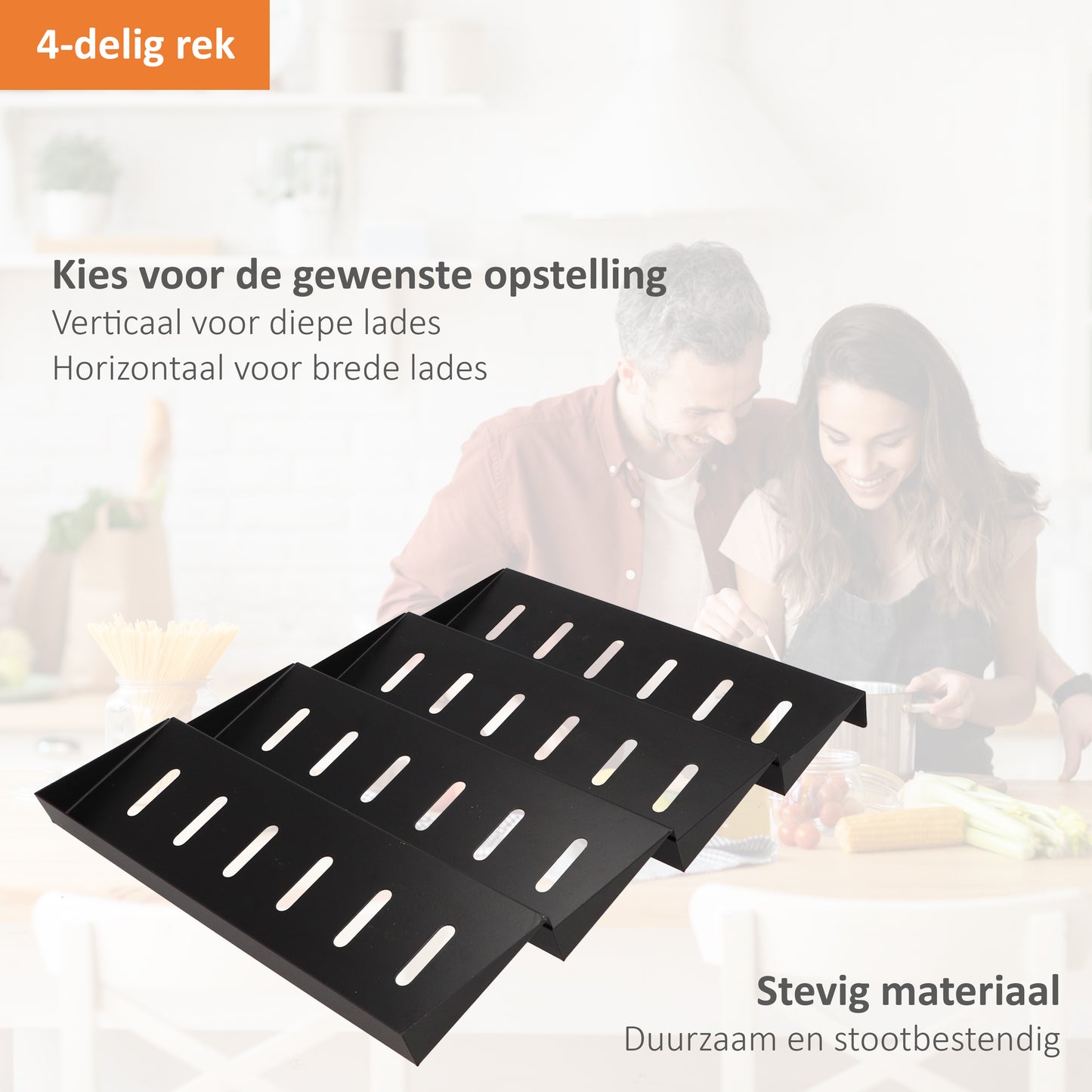 Kruidenrek Lade met 28 Potjes