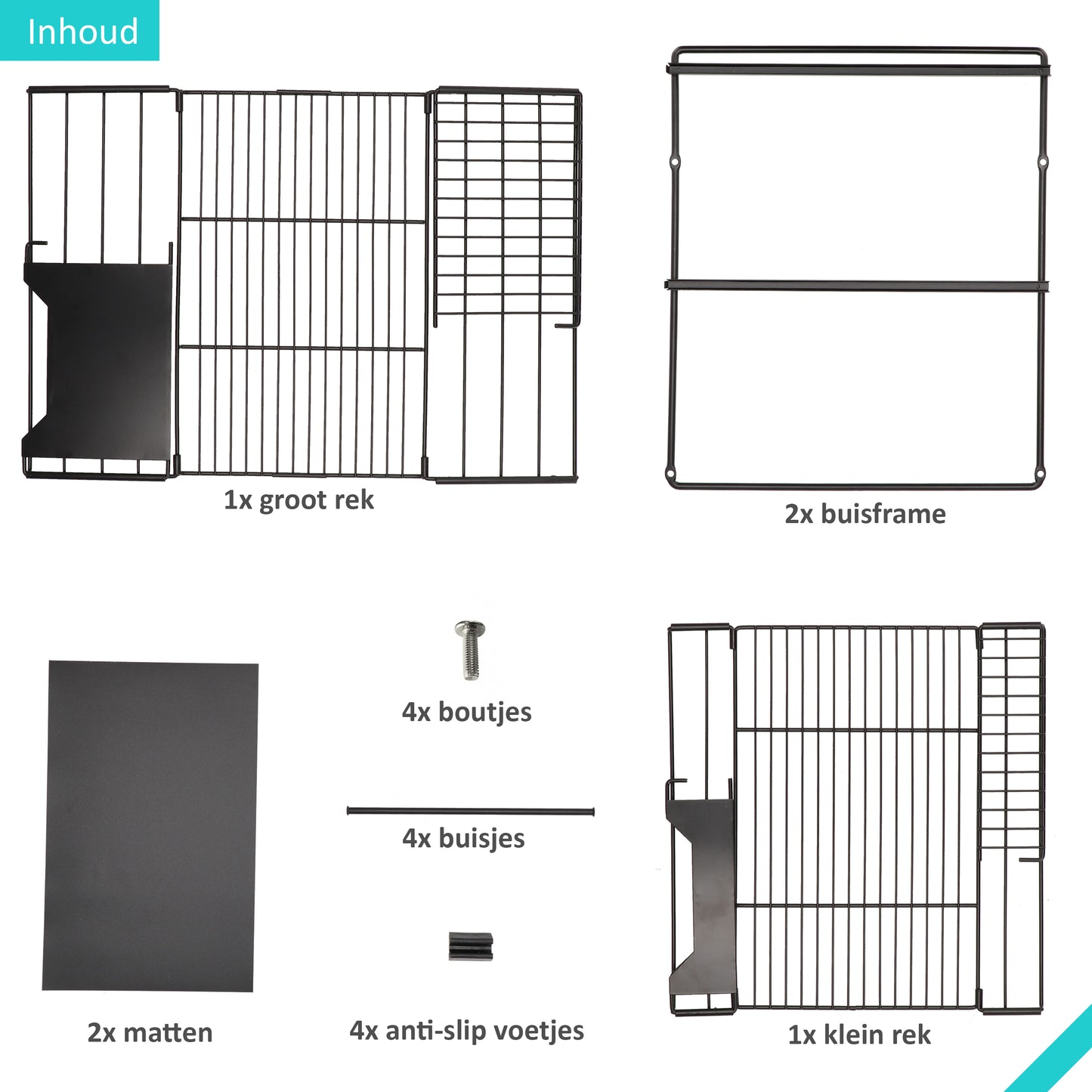 Gootsteenkast Organizer Wit